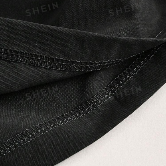 Plus Gorpcore Drawstring Waist Ruched Tie Side Skirt - Picture 4 of 4